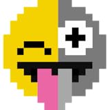 Emoji Color By number, Pixel Art Emoji