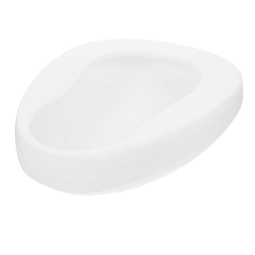 ベッドトイレ 高齢男性用ベッドパン 高齢者用ベッドサイドトイレ 男性用小便器こぼれ防止 男性用ベッドサイド小便器 男性用便器 寝たきり患者用製品 女性用ベッドパン Pp 白い -