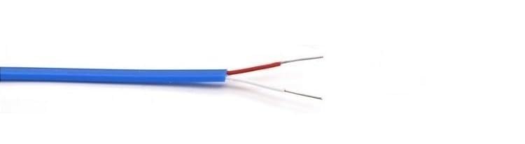 Cable termopar tipo KJT de 2/5/10M, 2 núcleos, aislador de PTFE, línea blindada, Cable de compensación de medición de alta temperatura (Color : K Type 2x0.3, Size : 10 Meters)