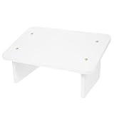 COHEALI Sgabello Poggiapiedi Ergonomico in Legno Caldo 30 Cm Antistress Per Ufficio e Casa, Supporto Gambe e Schiena Per Adulti Sotto Scrivania