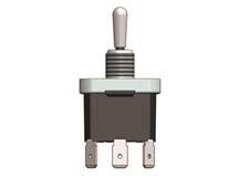 RADWELL VERIFIED SUBSTITUTE 32NT91-1-SUB MAINTAINED, Flat Base, 3 Position, Substitute for Honeywell MICROSWITCH 32NT91-1, Toggle Switch, Quick CONNECTORS, 2 Poles