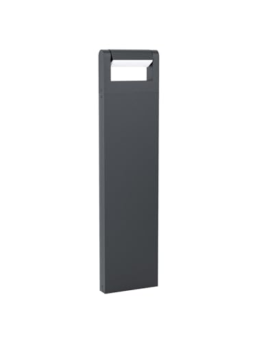 Grand pieu de plancher extérieur LED noir GL0477 luminaire de sol pour jardin et terrasse