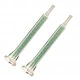 QOTSTEOS 50PCS Mixing Nozzle,Epoxies Acrylic Adhensive Mix Tip Interface Mixer Nozzle Tool Set for 50ml and 37ml AB Glue Adhesive Applicator