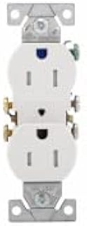 Cooper Wiring Devices TR270-9W Receptacle Tamper Resistant Duplex 15A