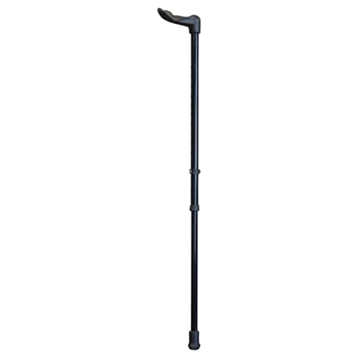 Aidapt Right Handed Adjustable Height Lightweight Walking Stick with Anti Slip Ferrule Foot to Aid Stability and Confidence when Walking. Supplied with a Hanging Carry Strap.