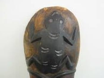 Amazon.co.jp: バリ島 お面 仮面 壁掛け ウッドレリーフ