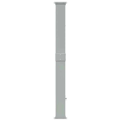 Store latéral extensible 140x300 cm noir imperméable avec support à manivelle extérieur