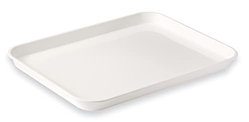 Harfield Large Display Tray 41×30.75cm Butcher's Pastry Trays (White)