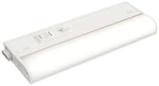 Maxim CounterMax 5K Lite 4W 1 LED Under Cabinet 1 x 8 Inch Length with White Finish and White Glass