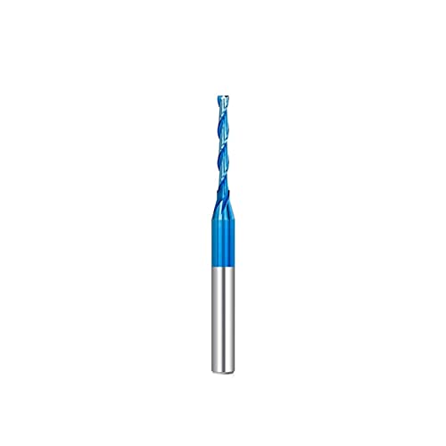 Fraise hélicoïdale carbure monobloc tige 6,35 mm HRC55 pour sculpture sur bois