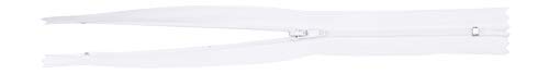 Image of Mandala Crafts 85 PCs White Assorted Lengths Nylon Zippers for Sewing