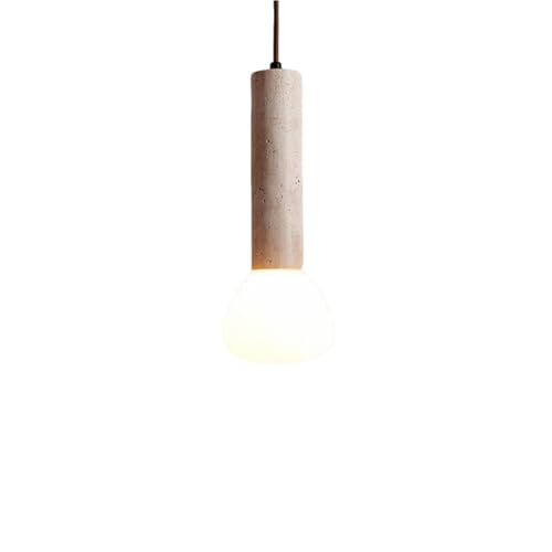 Lustre en verre effet pierre pour sublimer votre îlot de cuisine