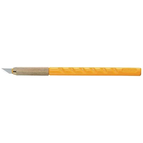 Olfa Yellow Art Knife with Durable Blades Cover