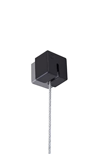 Image of STAS qubic + Steel Cable 98.43 inch + STAS Zipper - Single Point Hanging System for wall or Ceiling