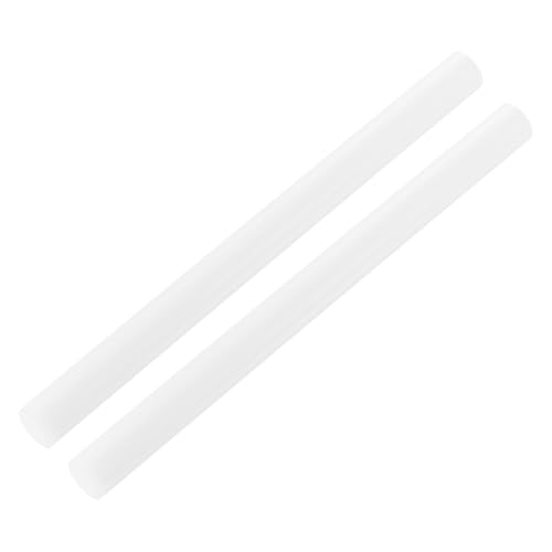 Image of MECCANIXITY ABS Plastic Rod Round Solid Bar 15 mm x 200mm White for DIY Model Material, Architectural Model Making, DIY Sand Table, Pack of 2