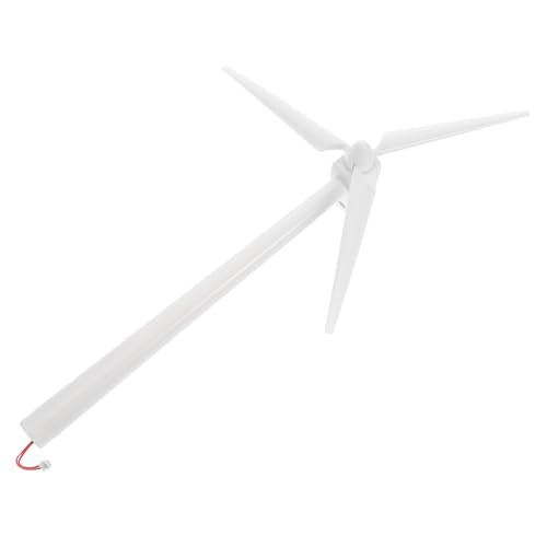 Gatuida Moulin à Vent Solaire à Monter Modèle pour Garçon Fille Jouet Éducatif Enseignement des Sciences Décoration Intérieure Et Extérieure Kit Blanc