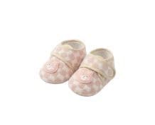 CAPZNMORE Baby Booties for 3–9 Months | Soft Cotton Anti-Slip Infant Shoes with Cute Star Design | Comfortable Newborn Baby Shoes for Boys & Girls (Pink Checkered, 3-9, UK Footwear Size System, Infant, Age Range, Medium, 3 Months, 9 Months)