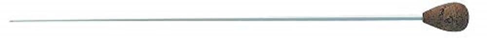 GEWA 912512 Korkgriff Fiberglas Taktstock (38 cm) weiß