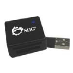 Lecteur de carte mémoire Siig USB mini pour résoudre le manque de port