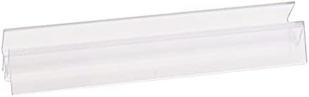 CRL Co-Extruded Clear Bottom Wipe with Drip Rail for 1/2 Glass - 95 in long