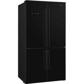 Frigorífico americano - SMEG FQ60NDE, No Frost, Altura 182,00 cm, Negro