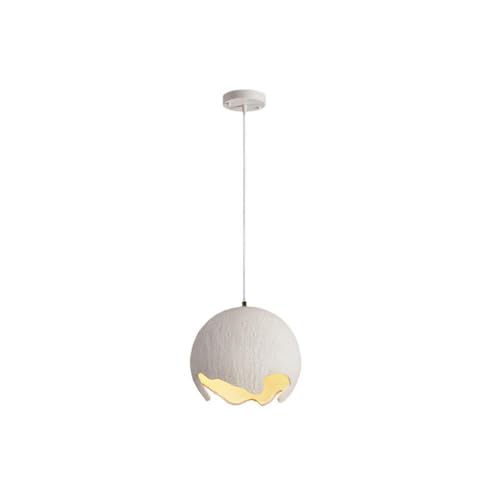 Suspension luminaire industrielle grise et marron pour îlot de cuisine