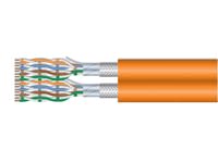 Equip Pro - Bulkkabel - 1000 M - Sftp -Cat.7 Rohkabel - Halogenfrei, Robust - Orange, Ral 2003