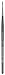 Produktbild da Vinci Modeling Series 363 Forte Gaming and Craft Brush, Round Extra-Strong Synthetic with Blue-Green Handle, Size 1
