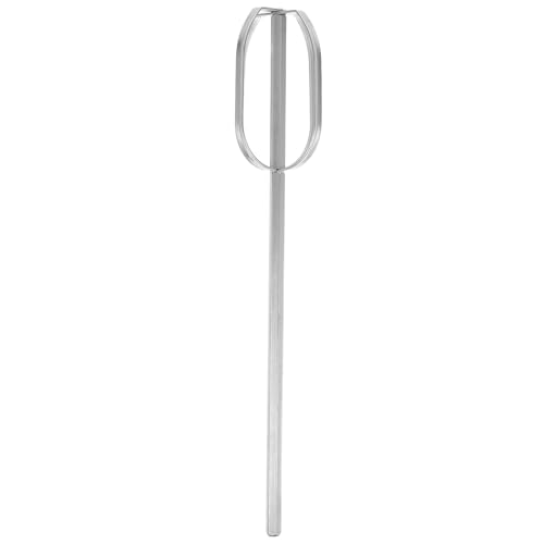 ibasenice Accesorio Batidor de Huevos de Acero Inoxidable Alargado para Batidoras Eléctricas de Mano, Repuesto para Amasadora y Mezclador de Masa, Adecuado para Cocina y Repostería