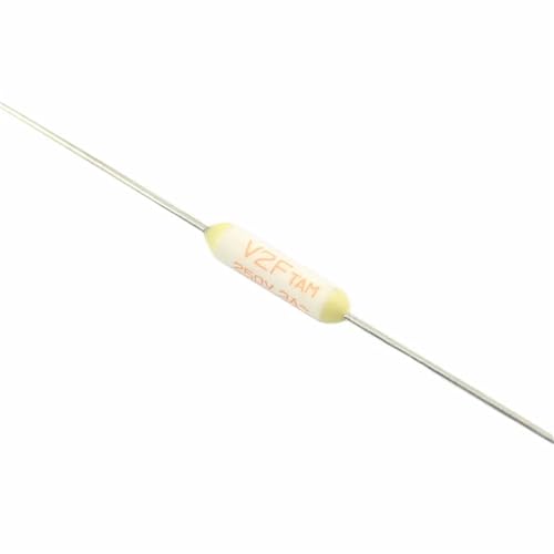 Fusible thermique 102°C TF V2F 3A axial pour réparation de cafetière et électroménager
