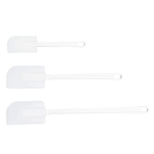 VINTORKY Cake Decorating Spatulas Icing Smoother Silicone Scrapers for Bread Dough Storage-friendly Design