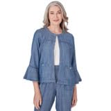 Veste chambray femme Alfred Dunner idéale pour vos sorties printanières