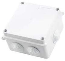 4.5 X 4.5 Inches Square IP65 Waterproof Outdoor & Indoor PVC Square Junction Box for CCTV Surveillance Security Cameras. (2 PCS.)-image-21
