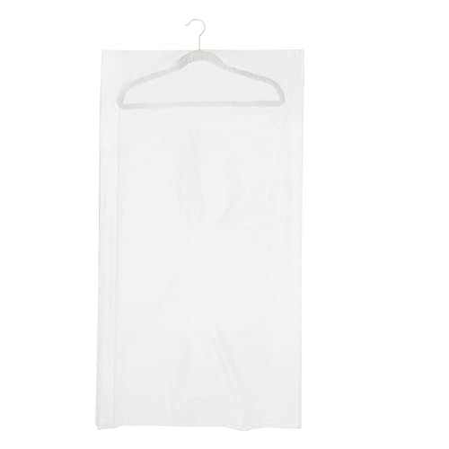 50 Pack Clear Plastic Garment Bags For Hanging Clothes, Dry Cleaner Bag Clothing Protector Covers (21 X 40 In), Normal #TOP5