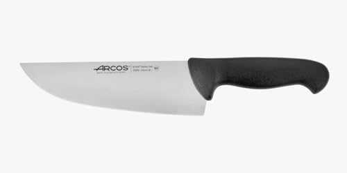 Arcos Serie 2900 - Cuchillo Carnicero Ancho - Hoja de Acero Inoxidable NITRUM de 200 mm - Mango inyectado en Polipropileno Color negro Arcos Serie 2900 - Cuchillo Carnicero Ancho - Hoja de Acero Inoxidable NITRUM de 200 mm - Mango inyectado en Polipropileno Color negro