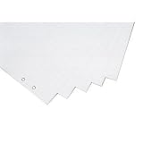 magnetoplan | Flipchartpapier | Format 650 x 930 mm | gerollt | 5 Blöcke mit je 20 Blatt