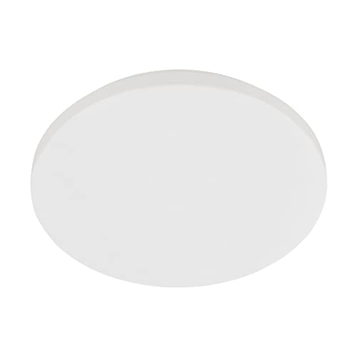 EGLO Deckenlampe Pogliola, Ø 31 cm, 1 flammige Wandlampe, LED Deckenleuchte aus Stahl und Kunststoff in Weiß, Wohnzimmerlampe, Küchenlampe, Bürolampe, Flurlampe Decke