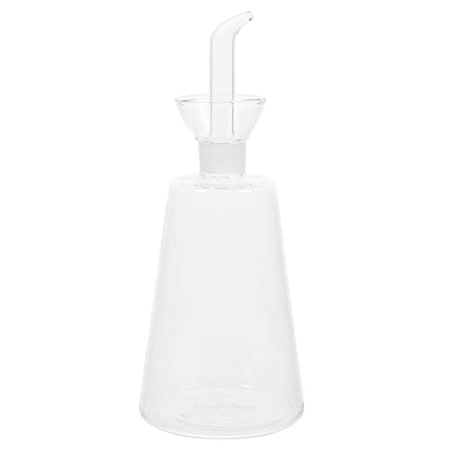 Holibanna Botella Vidrio Transparente Para Aceite y Vinagre Práctico Salsas y Aderezos Para Inauguración