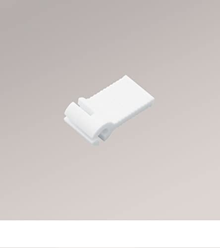 LYSEL Set Premium Laufhakenstopper für Sonnensegel aus Kunststoff - in weiß