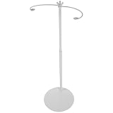 AMUSLESUR Blumenstrauß mit Verstellbarem Design aus Eisen Präsentationsständer und Starker Stützstruktur in Weiß für Elegante Blumenarrangements und Tägliche Dekorationen