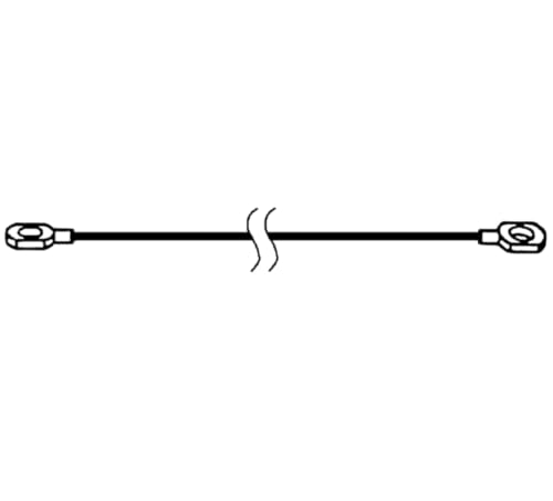 Cable de reemplazo corto BodySolid de 75,7 cm para sistema de fuerza G6B, extremos con ojo estampado, marca Hydra Fitness Exchange miniatura 1