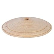 Image of B&P Lamp 3 1 /2 Inch Diameter Wooden Vase Cap, Unfinished