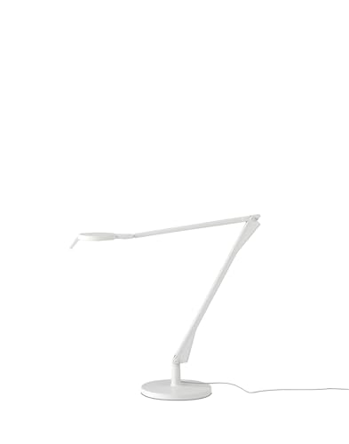 Kartell Aledin Tec Mat, Lampada da scrivania dimmerabile, Bianco opaco