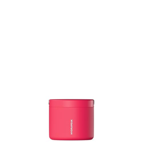 Image of Hydrapeak 18oz Stainless Steel Vacuum Insulated Food Jar | Hot Food and Cold Food, Wide Mouth Leak-Proof Soup for Adults, 10 Hours Hot and 16 Hours Cold (Hot Pink)