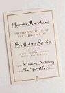 Birthday Stories: Selected and Introduced by Haruki Murakami
