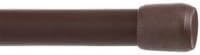 48-75 x 0.62 in. Spring Tension Rod - Chocolate
