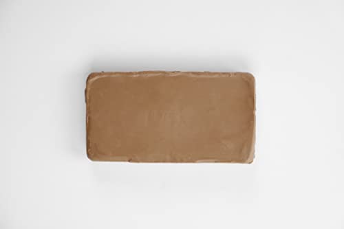 8000T - Sample box of 6 Plastiline loaves, 80g each - Colours Ivory, light gray, dark gray, naples pink, red ochre, black. Manufactured in France