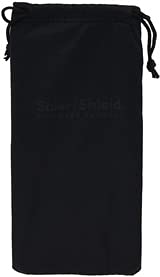 Solar Shield fits over sunglasses Natalie with Rhinestone, Black oval frame, Smoke lenses - EX-Large, 62 mm4