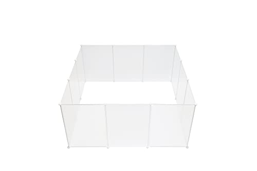Allisandro-Small-Pet-Playpen-Small-Animal-Cage-for-Indoor-Outdoor-Use-Foldable-Yard-Fence-for-Small-Animal-Puppy-Kitten-Guinea-Pigs-Bunny-Turtle-Hamster Foldable Yard Fence for Small Animal