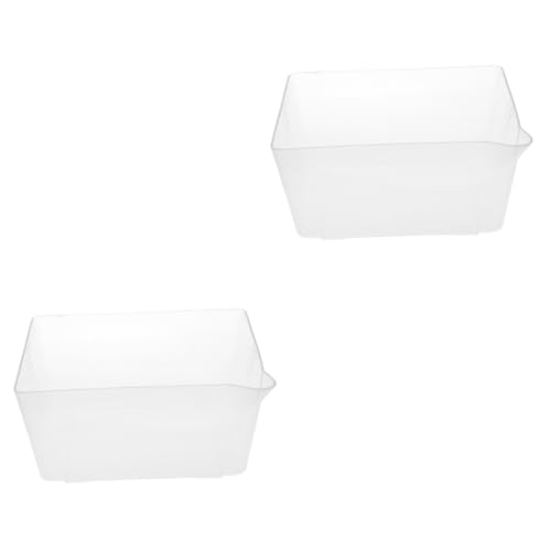 FUNOMOCYA 2pcs Electronic Scale Accessories Mini Scale Trays Weighing Pans for Kitchen Food Weighing Bowl Food Scale Pan Tray Sample Weighing Trays Powder Measuring Tray Transparent Plastic